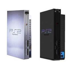 PS2 Console Phat - Zwart / Zilver