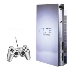 PS2 Bundel Phat + Controller(s)  - Zwart / Zilver - Playstation 2