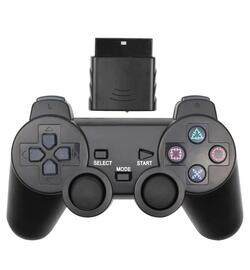 PS2 Controller Dualshock 2 - Wireless Zwart - Third-Party