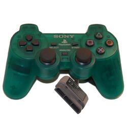 PS2 Controller Dualshock 2 - Transparant Groen - Sony (origineel)