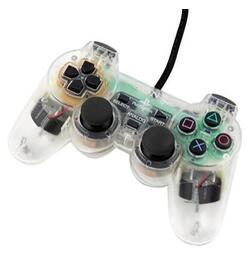 PS2 Controller Dualshock 2 - Transparant Wit - Sony (origineel)