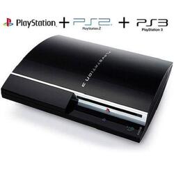 Speelt PS1/PS2/PS3 spellen: Console Phat (1e model) - Speciaal!