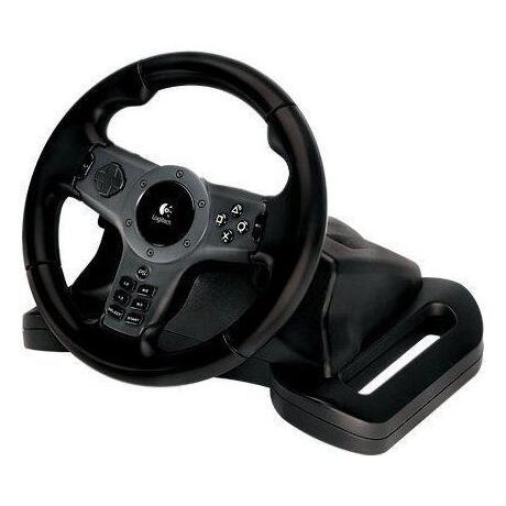 Gelukkig is dat Disco wang Logitech Driving Force Wireless Stuur - PS2 + PS3 (PS2) | €65 | Sale!