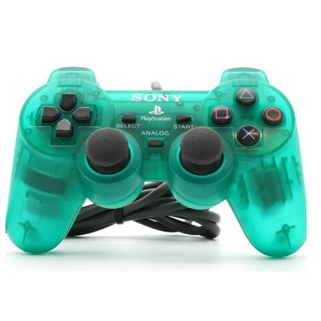 PS2 Controller DualShock 1 Groen / Blauw - Sony (origineel)