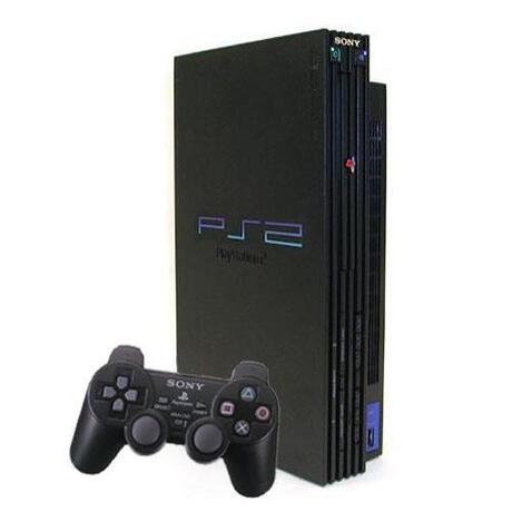 PS2 Bundel Phat + Controller(s)  - Zwart / Zilver - Playstation 2