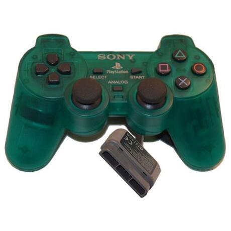 PS2 Controller Dualshock 2 - Transparant Groen - Sony (origineel)