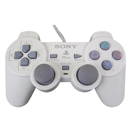 PS2/PS1/PSOne Controller DualShock 1 Wit - Sony (origineel)